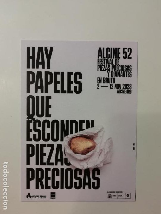 Postales: Postal Alcine 52 Festival de Cine de Alcal&aacute; de Henares Comunidad de Madrid 2023