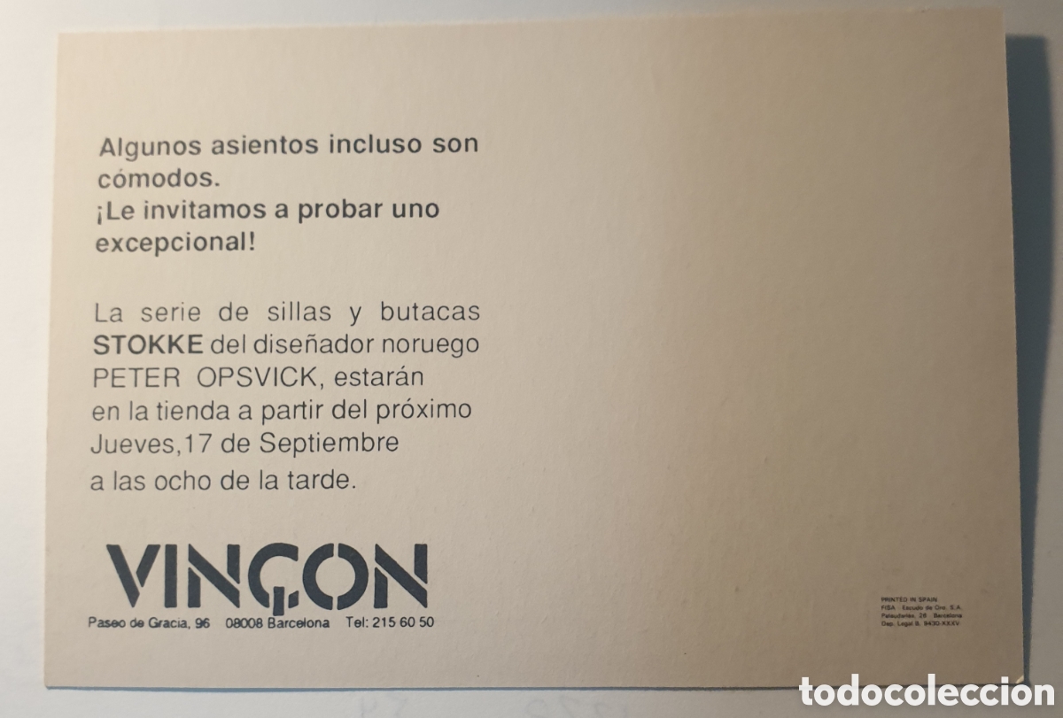 Postales: Postal Sala Vin&ccedil;on. Sillas Stokke. Peter Opsvick - Foto 2