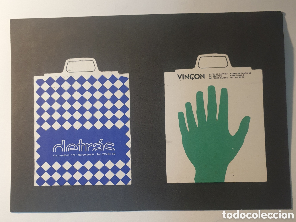 Postales: Postal Sala Vin&ccedil;on. Vin&ccedil;on y Detr&aacute;s 1975 - Foto 2