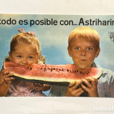 Postales: POSTAL PUBLICITARIA DE ASTRIHARINA - TODO ES POSIBLE CON... - IMPRESA AL DORSO (H.1960?)