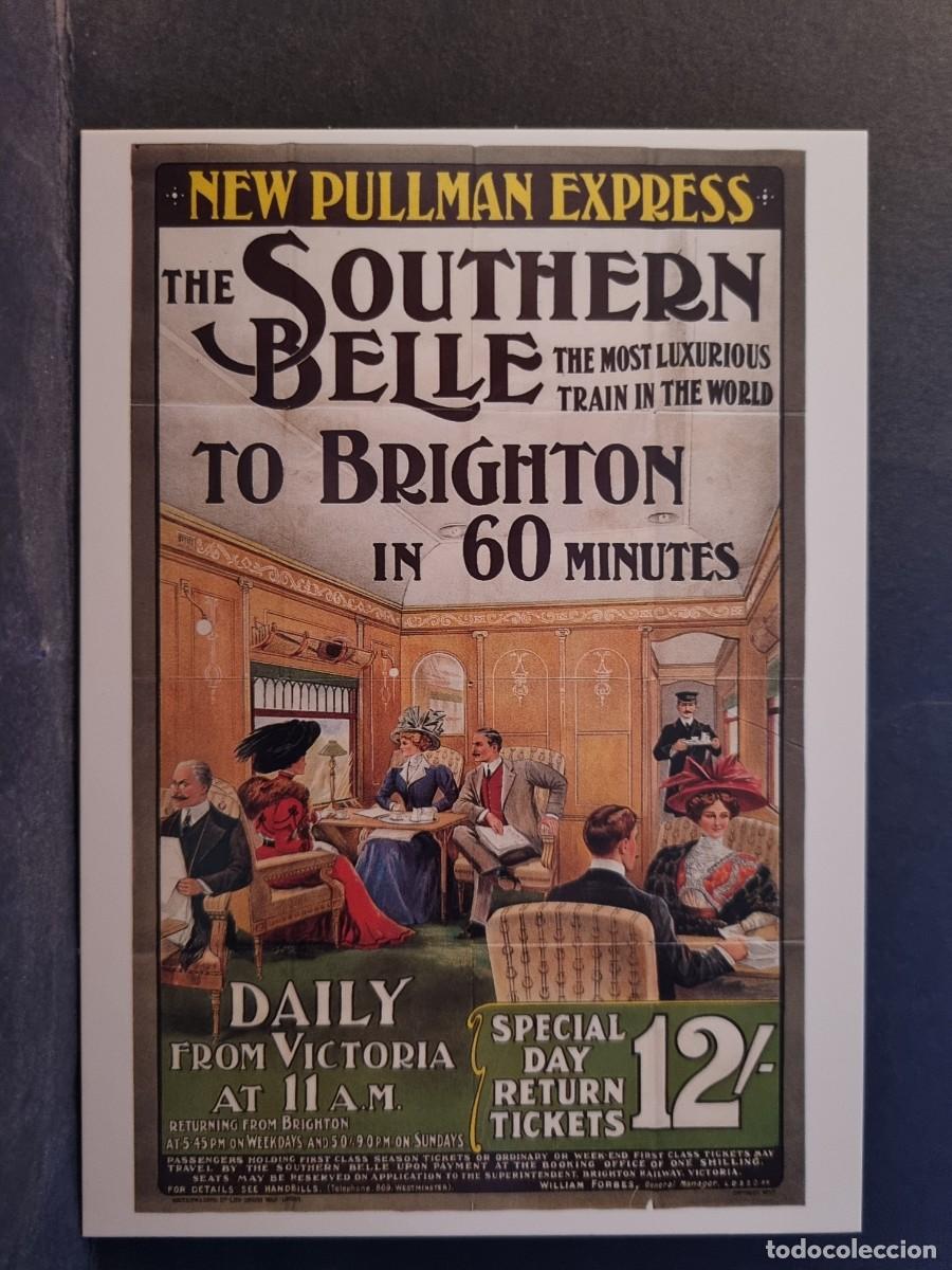 Postales: LOTE BELLE.-CARTEL POSTAL PUBLICIDAD PULLMAN EXPRESS - Foto 1