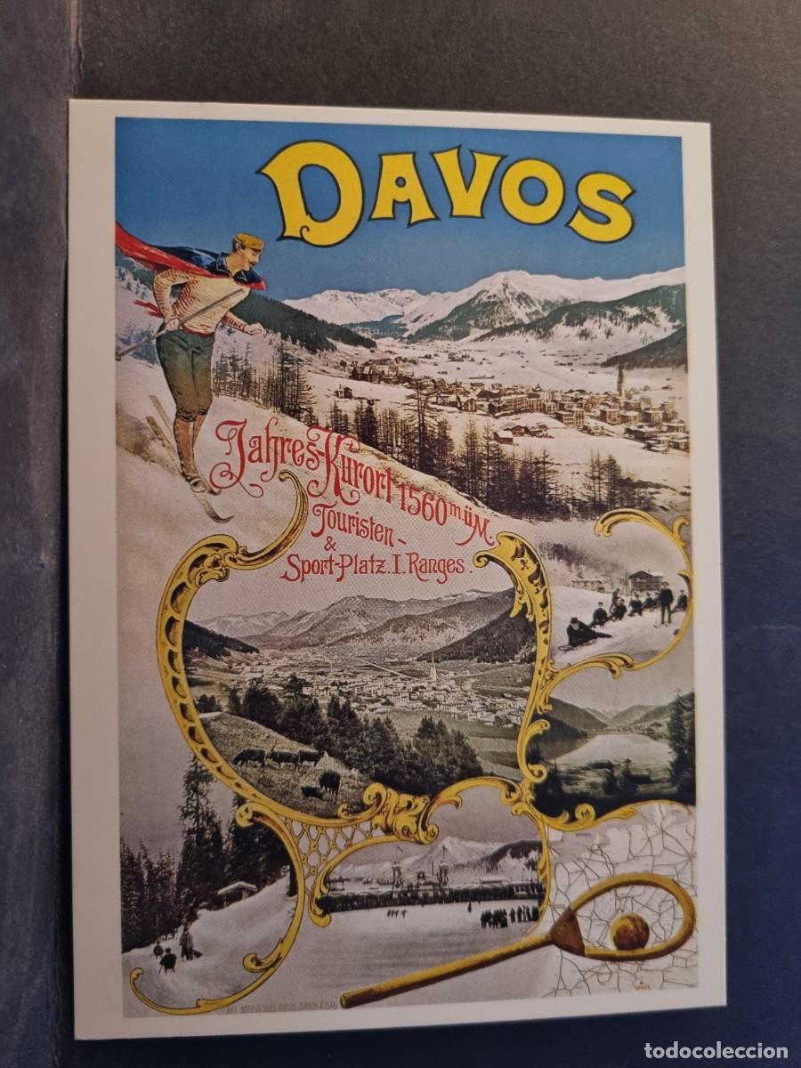Postales: LOTE BELLE.-CARTEL POSTAL DAVOS - Foto 1