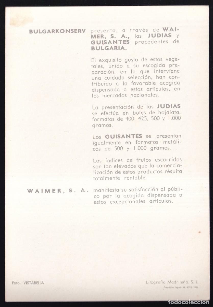 Postales: *WAIMER, S.A. - Export-Import* Lote 4 diferentes. Nuevas - Foto 2