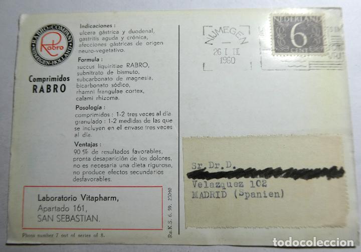 Postales: Postal publicidad comprimidos Rabro - Foto 2