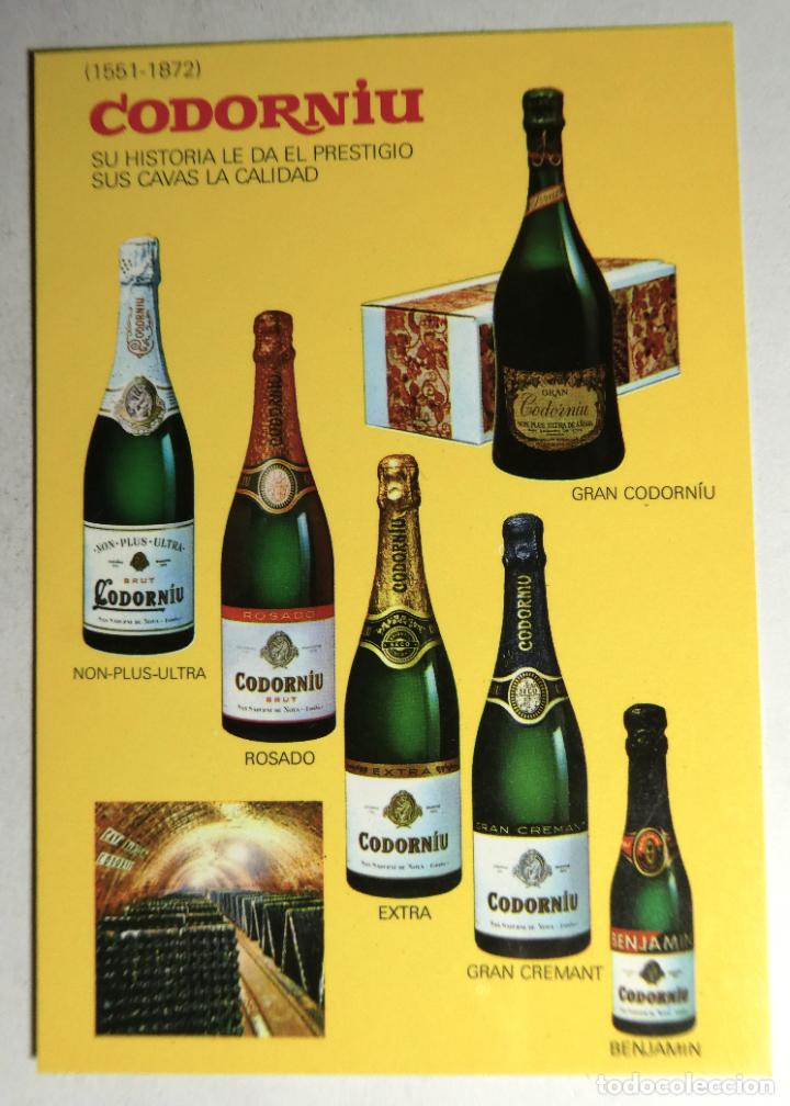 Postales: Postal publicitaria cava codorniu - Foto 1