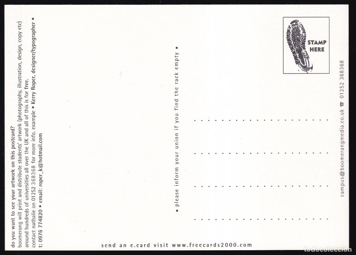 Postales: U. K. *Kerry Roper - Designer/typographer* Nueva. - Foto 2
