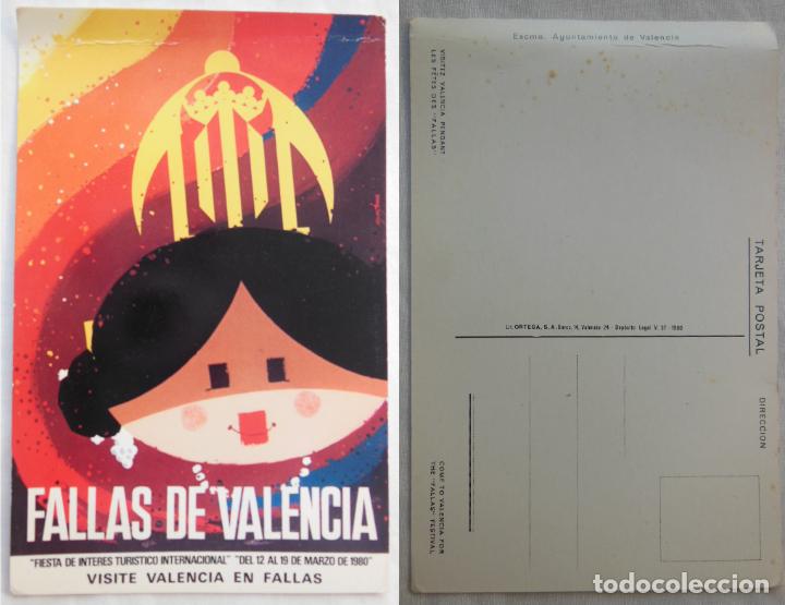 Postales: FALLAS DE VALENCIA, Julio 1980 - Foto 1