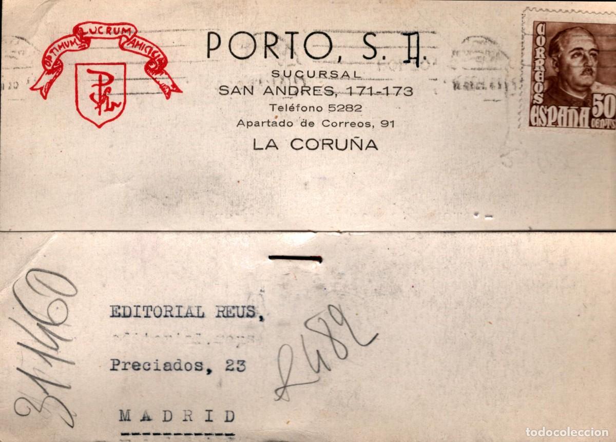 Postales: Porto s.a. La Coru&ntilde;a 1958 - Foto 1
