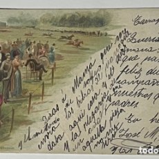 Postales: POSTAL: COURSES DE CHEVAUX - CIRCULADA EN TARRAGONA EL 1903