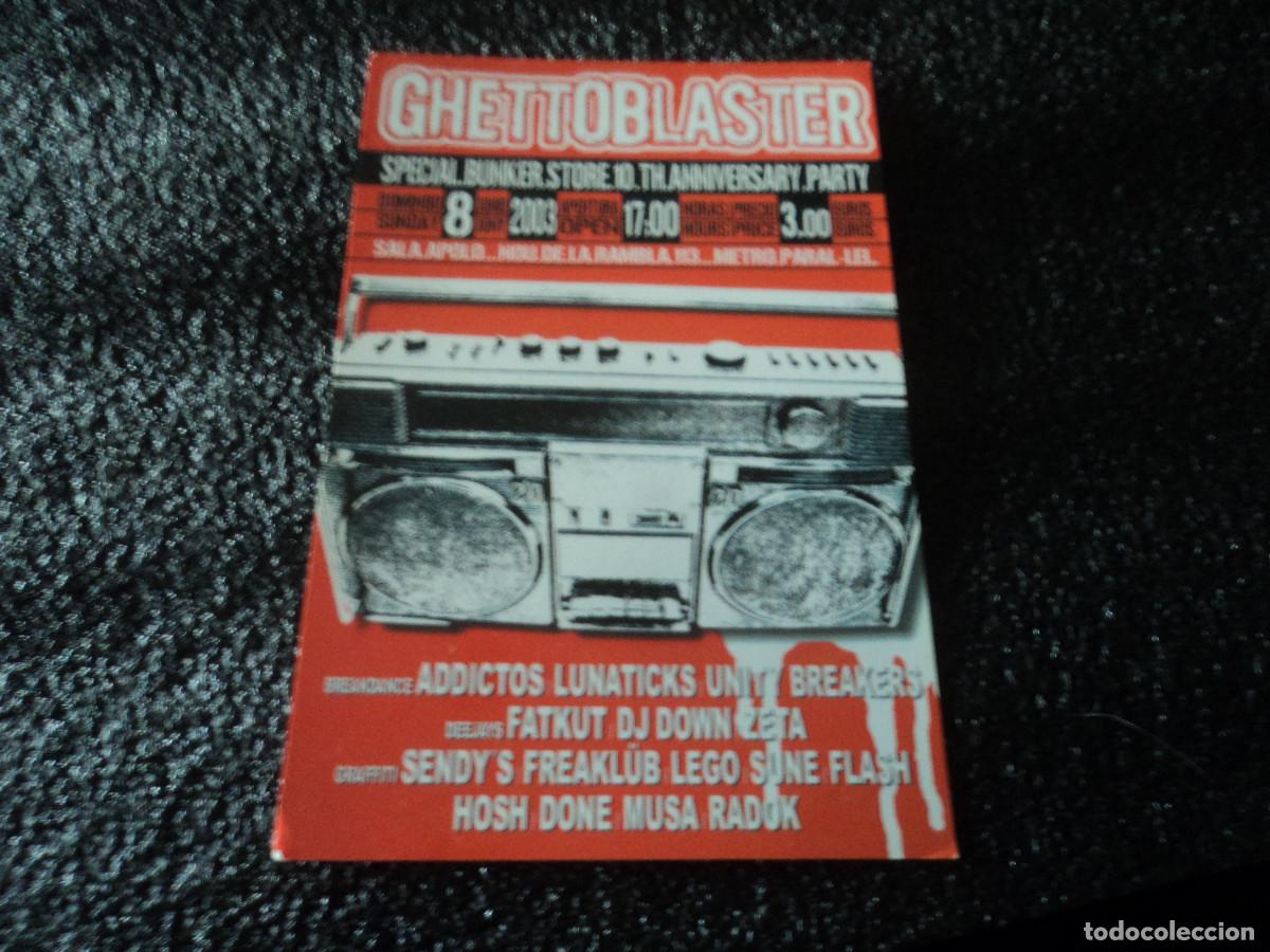 Postales: chettoblaster, sala apolo, barcelona 2003 - Foto 1