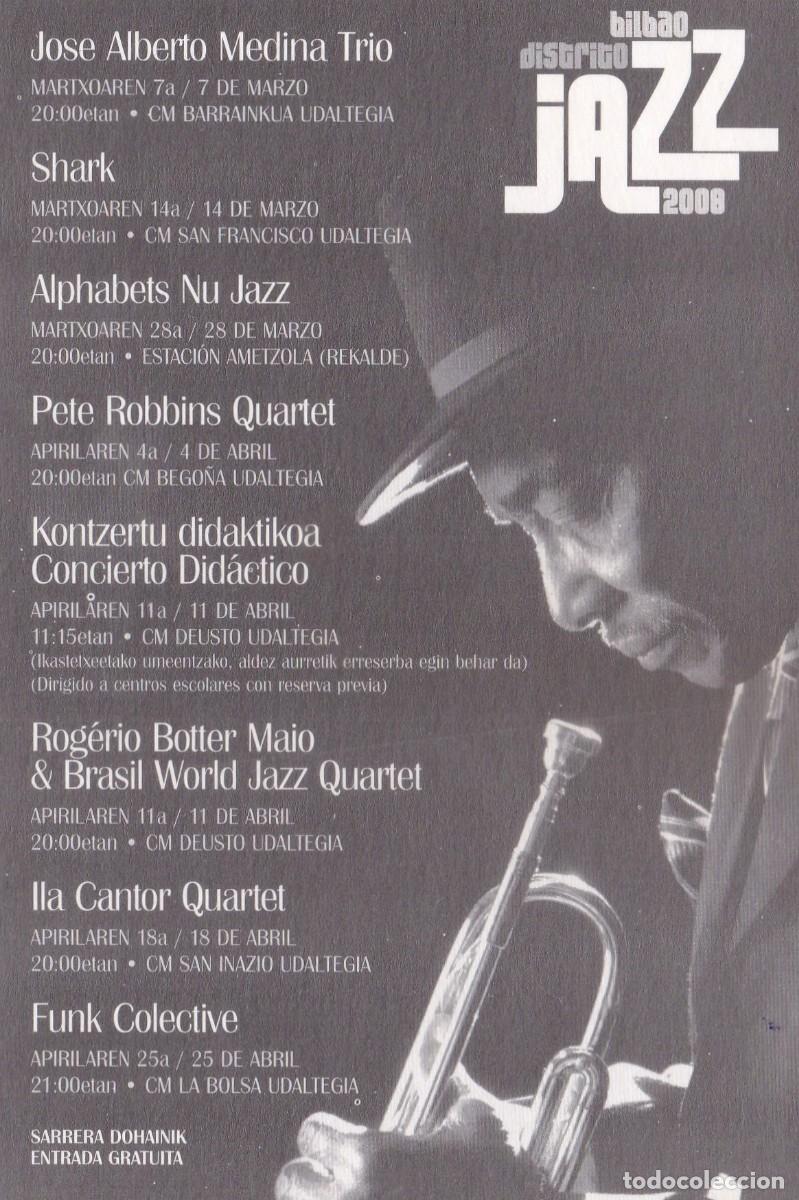 Postales: BILBAO DISTRITO JAZZ 2008 - Foto 2