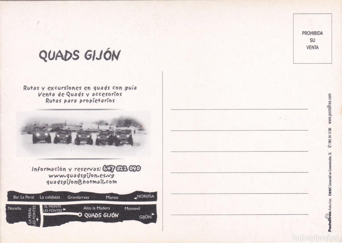 Postales: QUADS GIJON - POSTALFREE - Foto 2