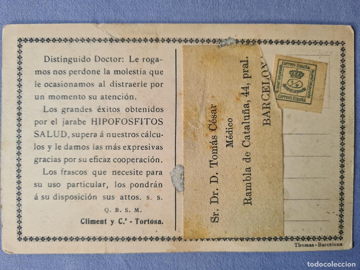 Postales: Postal antigua publicidad. Poblet. - Foto 2
