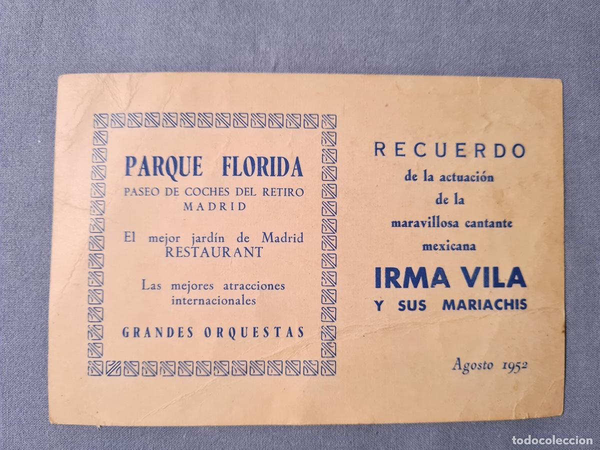 Postales: Madrid, actuaci&oacute;n de Irma Vila. - Foto 2
