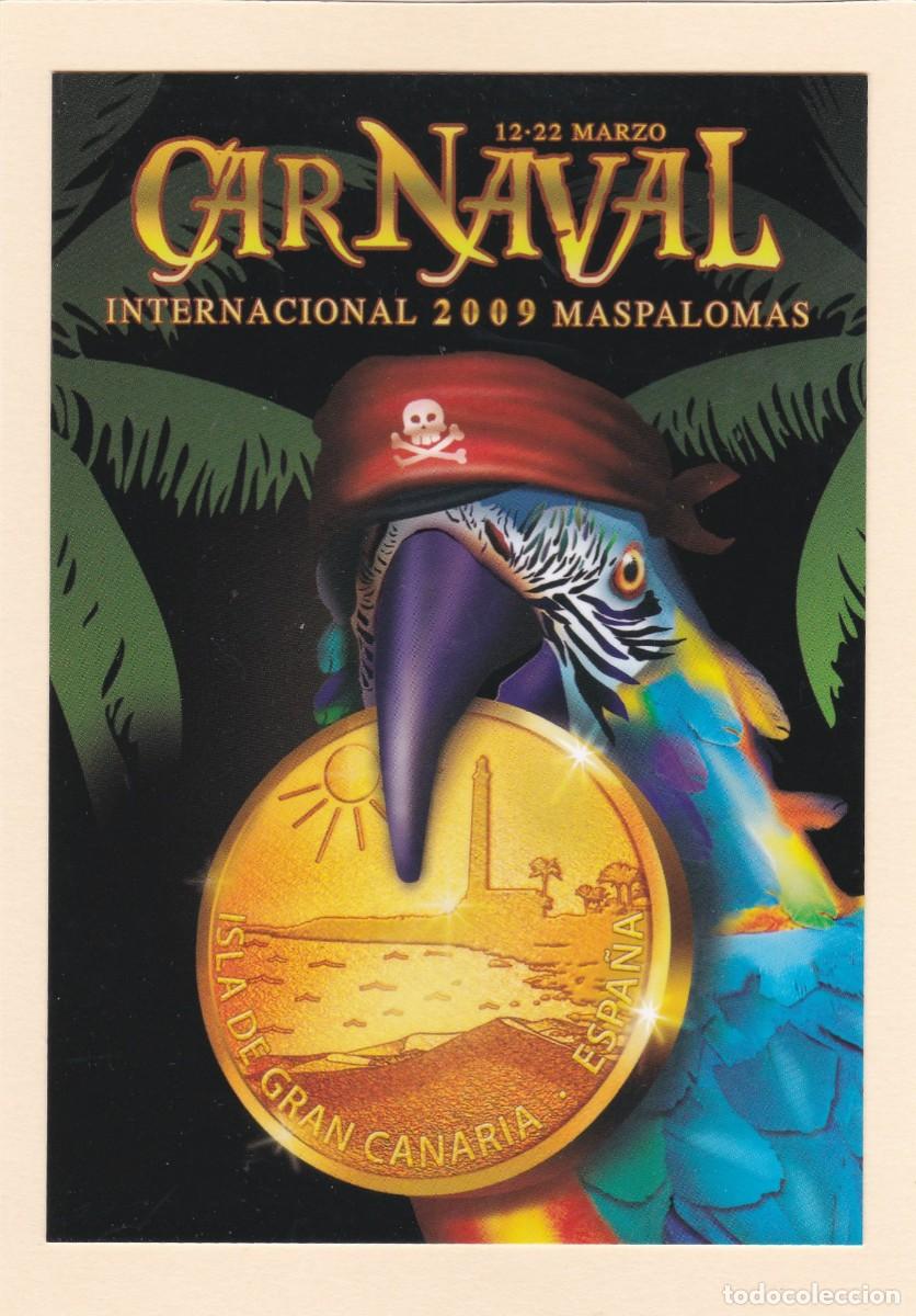 Postales: MASPALOMAS (GRAN CANARIA). CARNAVAL INTERNACIONAL 2009 - Foto 1