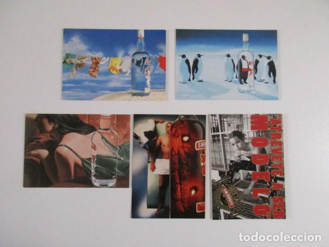 Postales: VODKA SMIRNOFF- LOTE 5 TARJETAS POSTALES - Foto 1