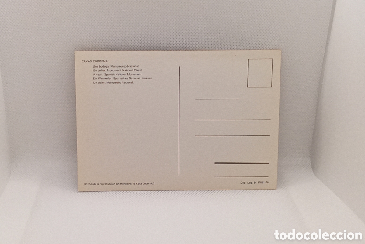 Postales: Lote de 6 Tarjetas postales de Cavas Codorniu, sin circular. - Foto 7