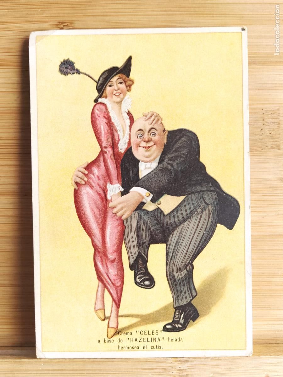 Cartes Postales: CREMA CELES A BASE DE HAZELINA HELADA HERMOSEA EL CUTIS - PUBLICIDAD -POSTAL ANTIGUA-(108.551)