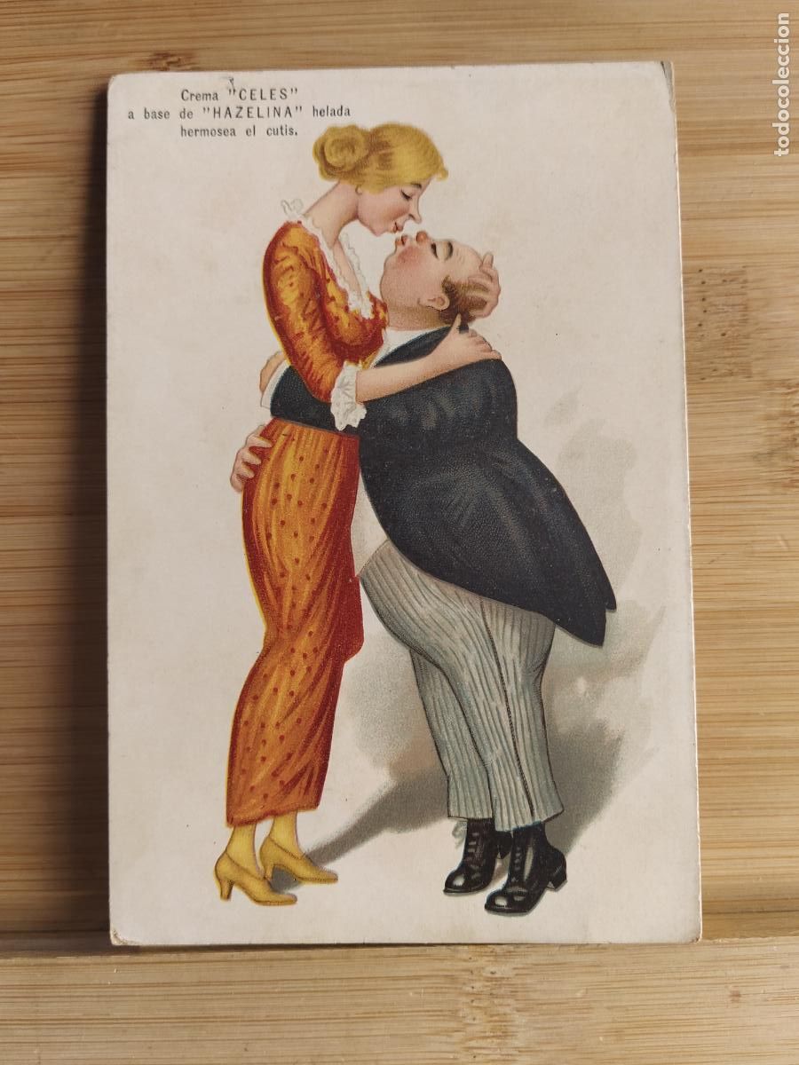 Postales: CREMA CELES A BASE DE HAZELINA HELADA HERMOSEA EL CUTIS - PUBLICIDAD -POSTAL ANTIGUA-(108.553)