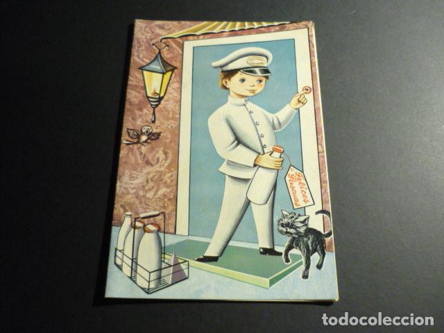 Postales: FELICITACION EL LECHERO DIPTICO TAMA&Ntilde;O POSTAL - Foto 1