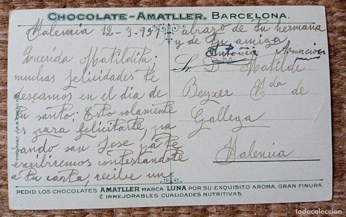 Postales: CHOCOLATE AMATLLER - BARCELONA - VADEANDO ELRIO - Foto 1