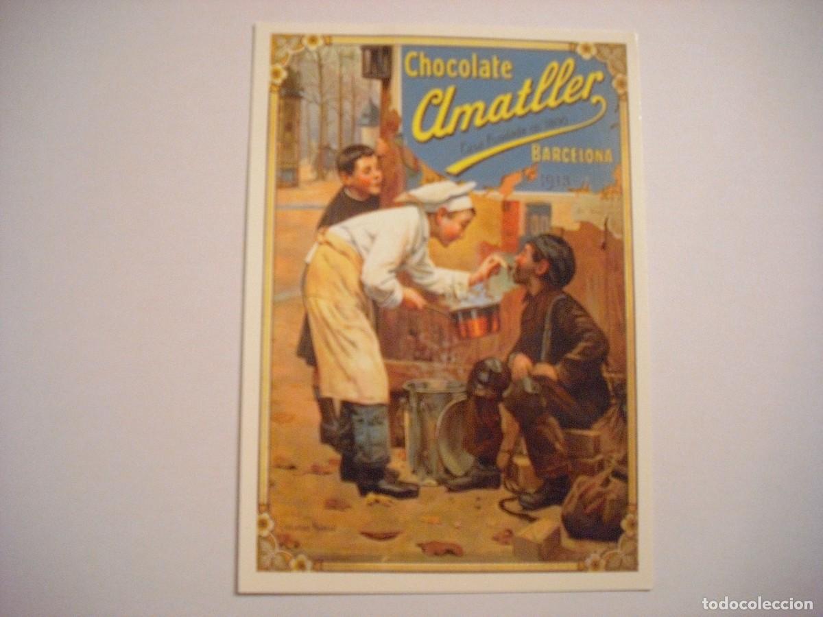 Postales: CHOCOLATE AMATLLER BARCELONA, FACSIMIL , SIN CIRCULAR - Foto 1