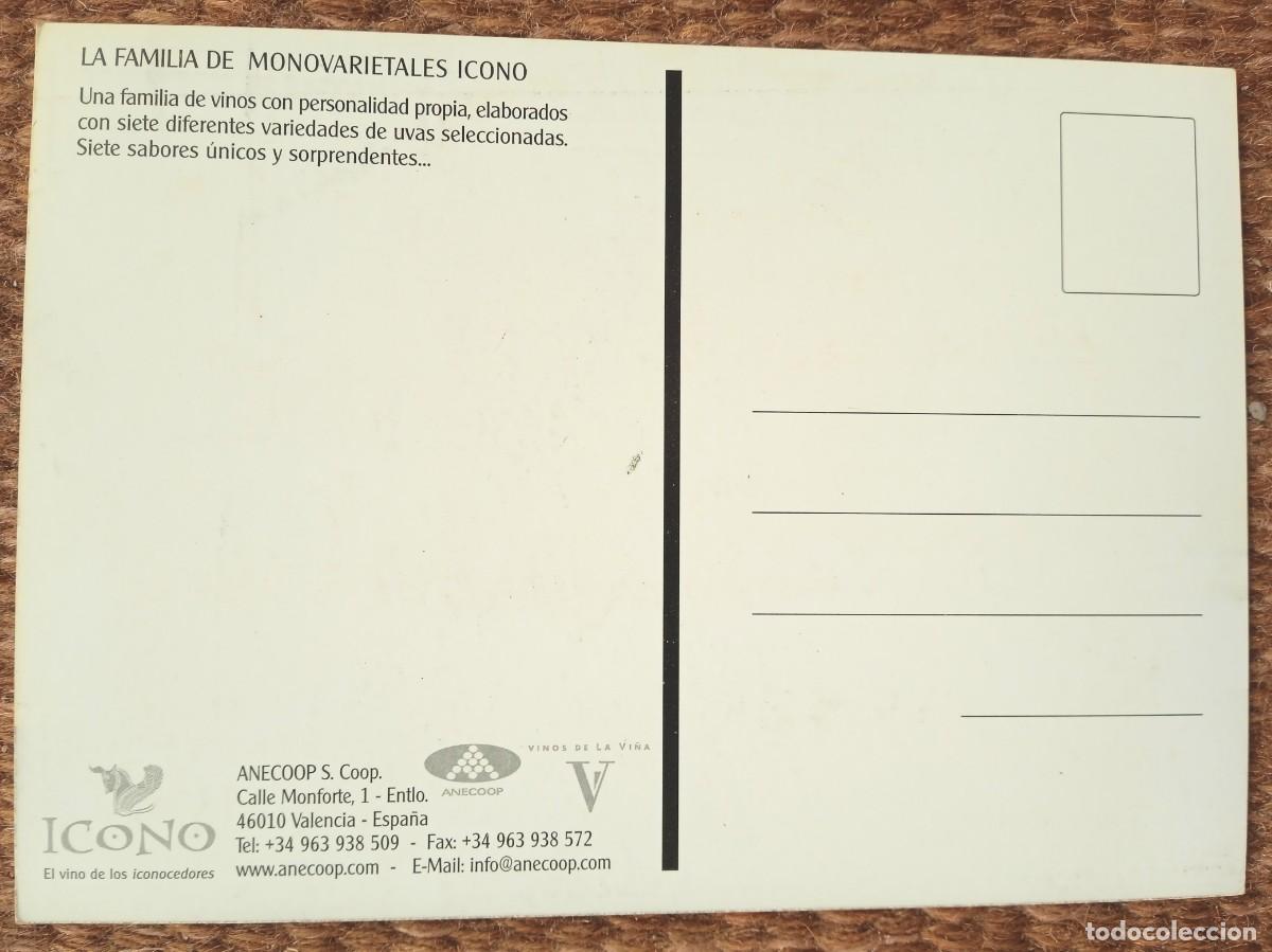 Postales: VINO ICONO - ANECOOP - VALENCIA - Foto 2