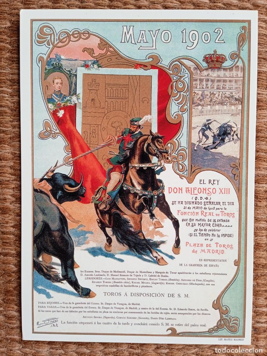 Postales: CARTEL TOROS 1902 - Foto 1