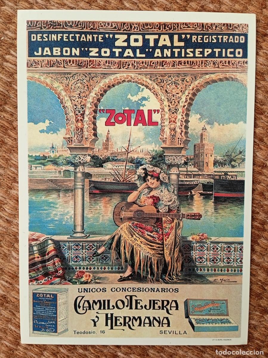 Postales: ZOTAL DESINFECTANTE Y JABON - Foto 1