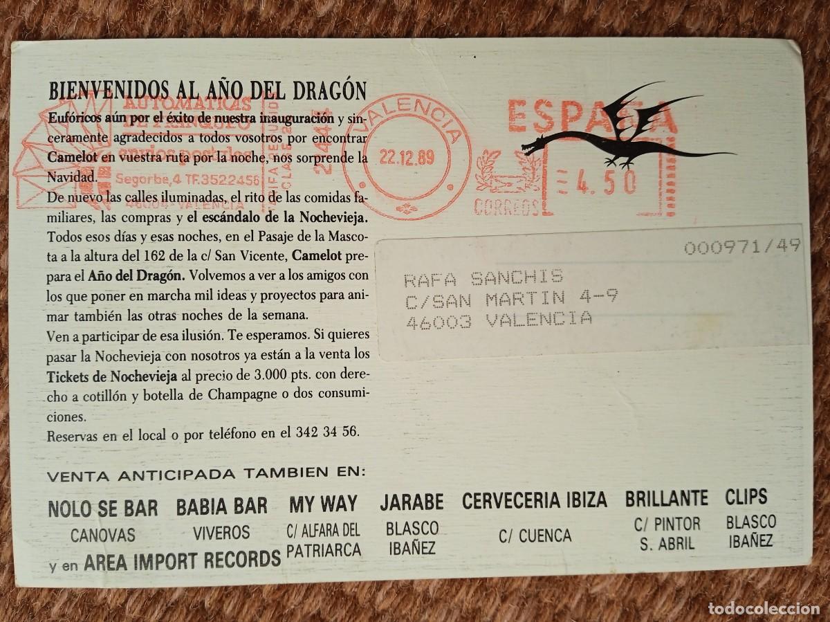 Postales: DICOTECA CAMELOT - VALENCIA - Foto 2