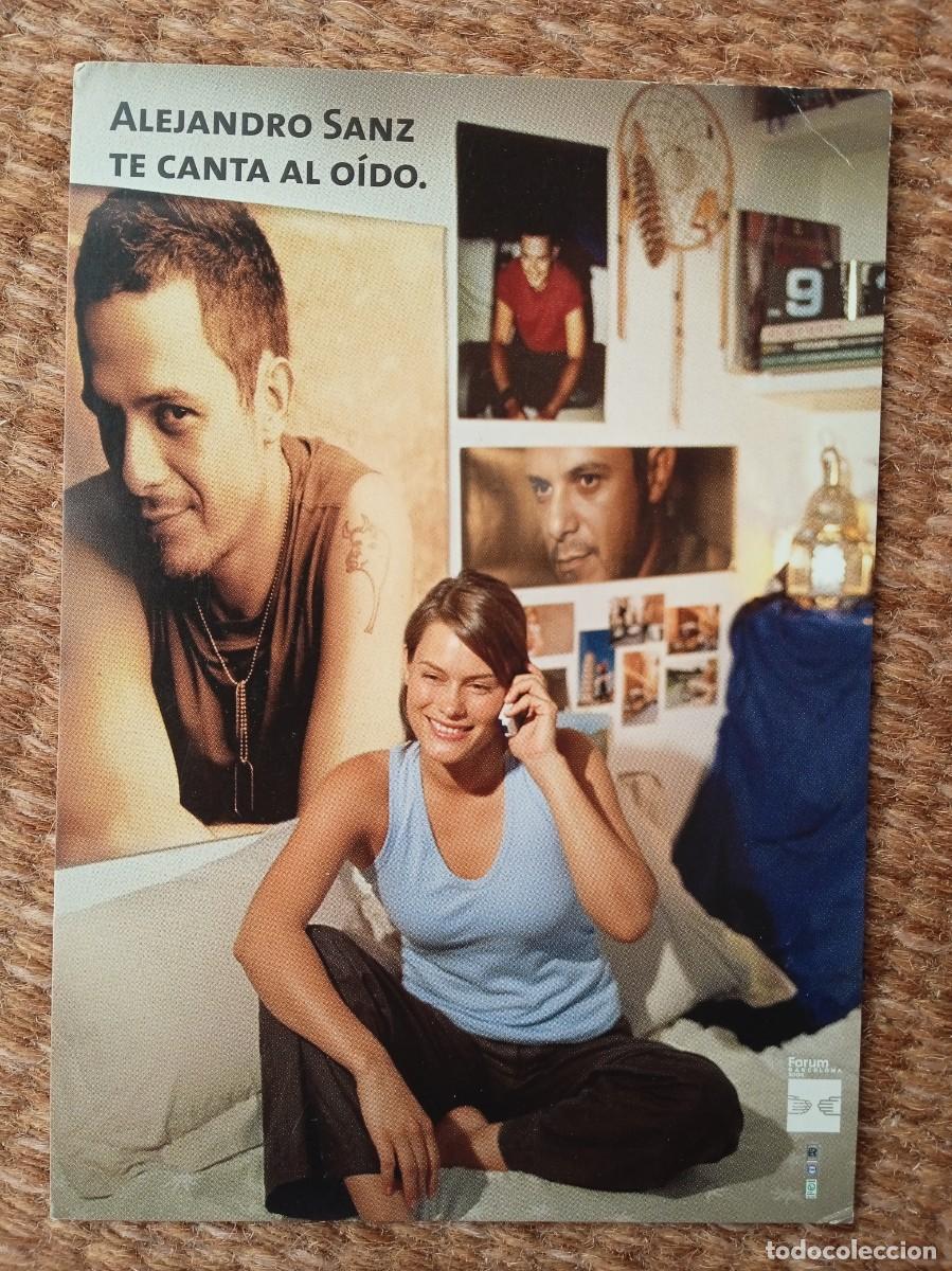 Postales: ALEJANDRO SANZ Y MOVISTAR DE TELEFONICA - Foto 1