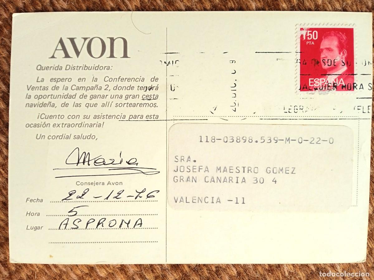 Postales: AVON LLAMA A TU PUERTA - Foto 2