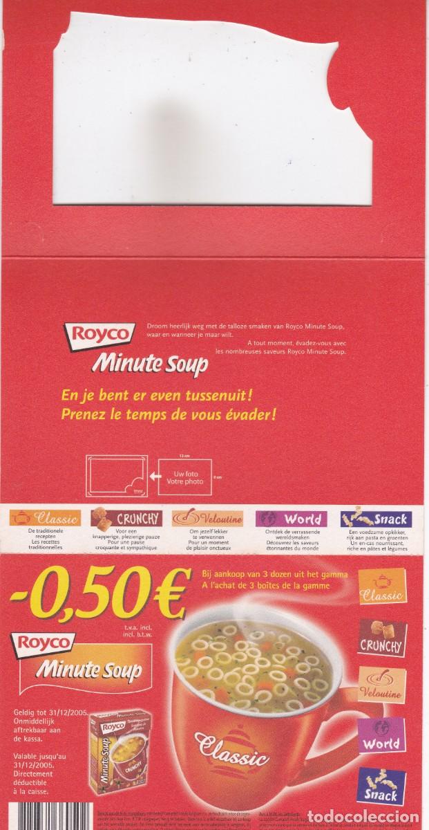 Postales: ROYCO. MINUTE SOUP (BELGICA) - POSTAL TRIPTICO - Foto 2