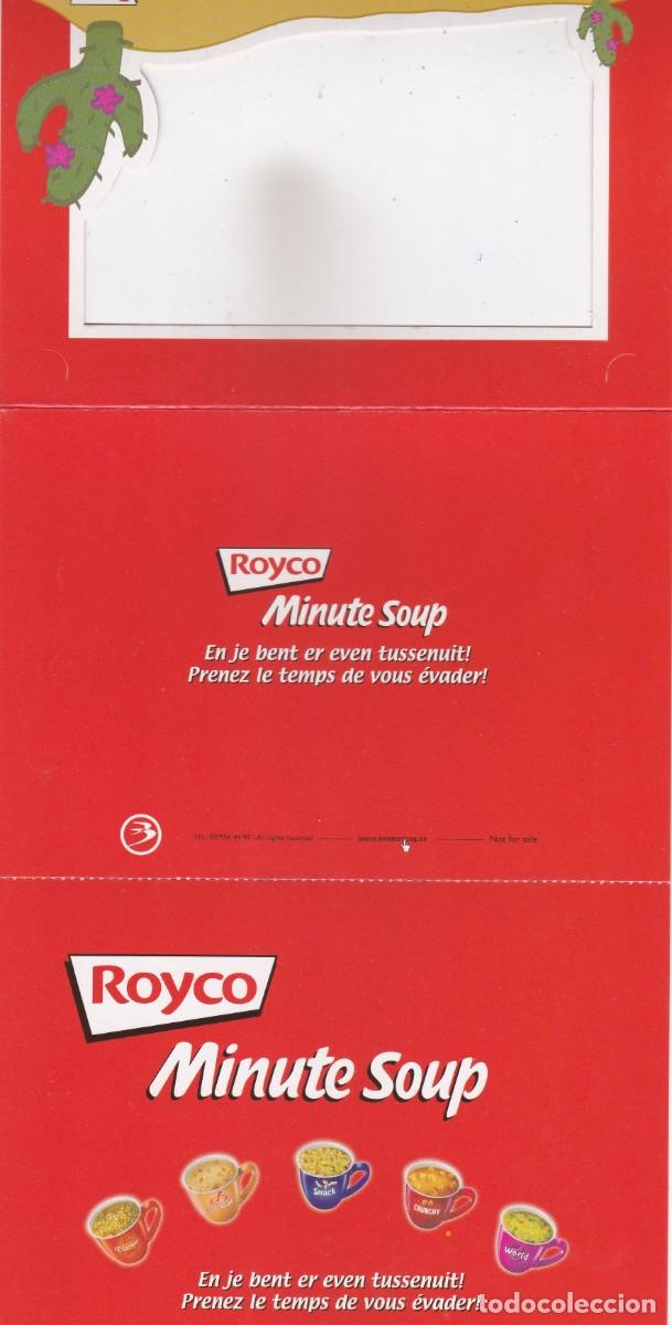 Postales: ROYCO. MINUTE SOUP (BELGICA) - POSTAL TRIPTICO - Foto 3