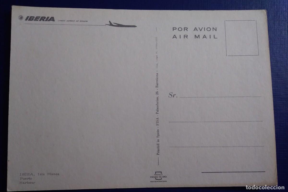 Postales: Antigua postal de IBERIA - IBIZA - SIN CIRCULAR - Foto 2