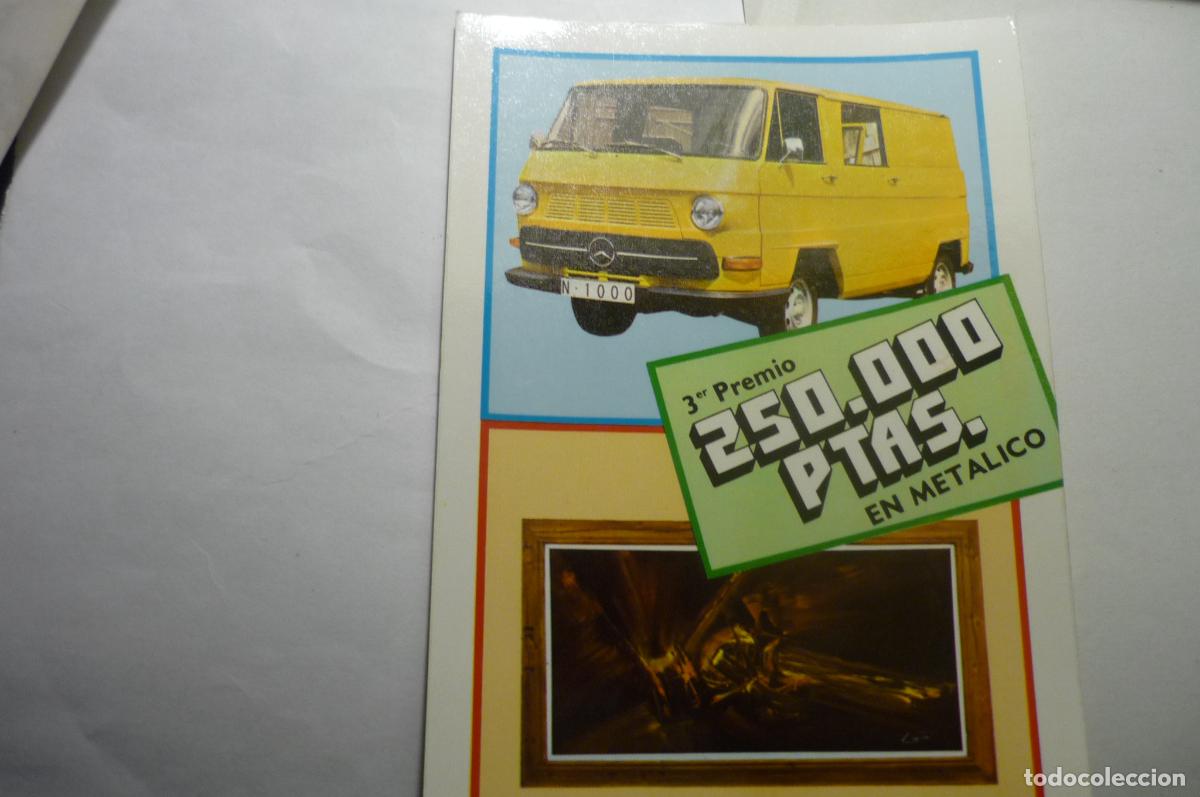 Postales: postal publicidad sorteo benz .- circulada cm - Foto 1