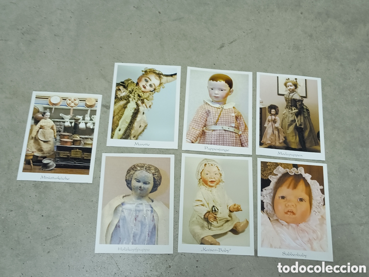 Postales: 7 POSTALES DE MU&Ntilde;ECAS - SIN CIRCULAR - Foto 1