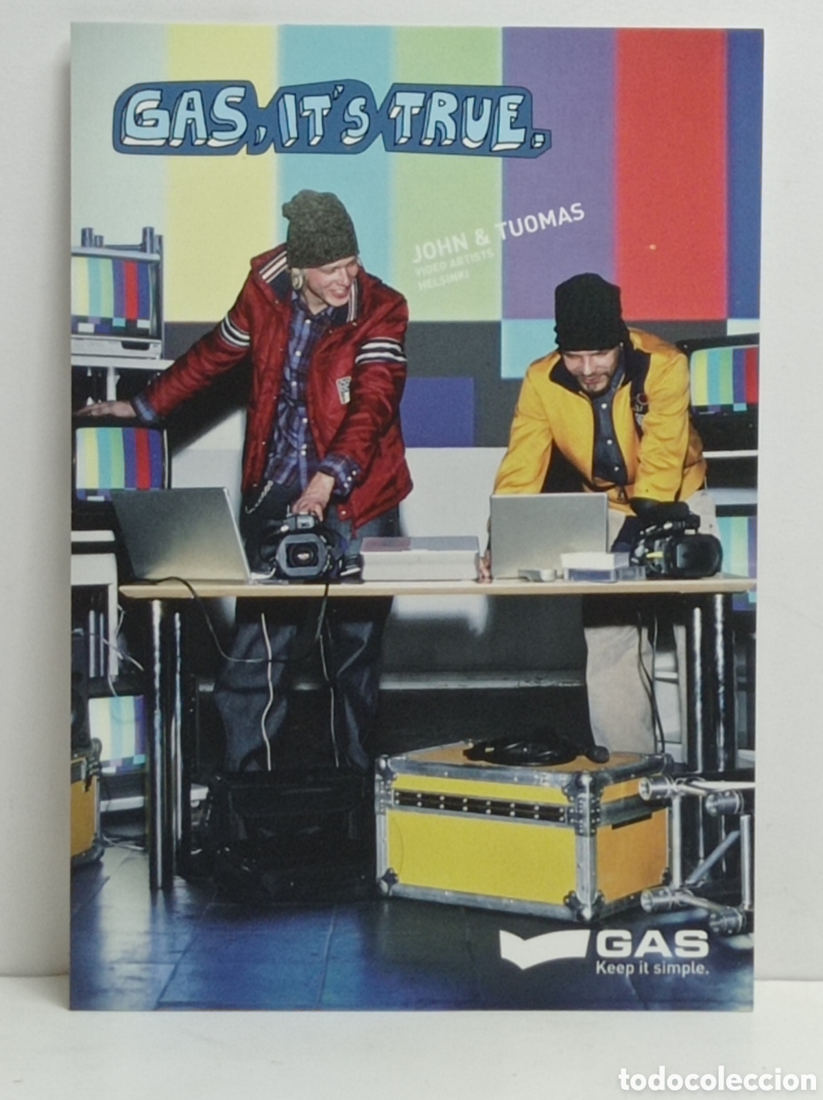 Postales: JOHN & TUOMAS, GAS ITS TRUE. (PORTUGAL) - Foto 1