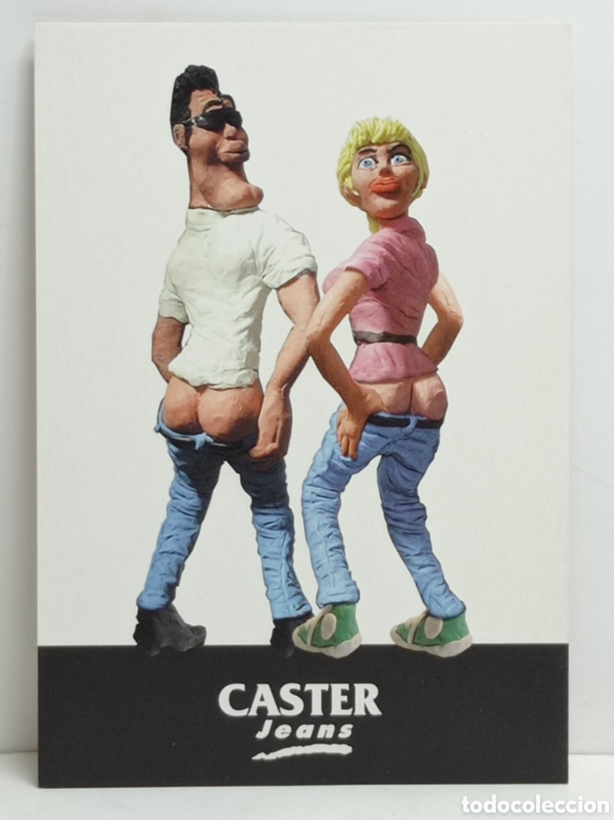 Postales: CASTER JEANS, postal promocional - Foto 1