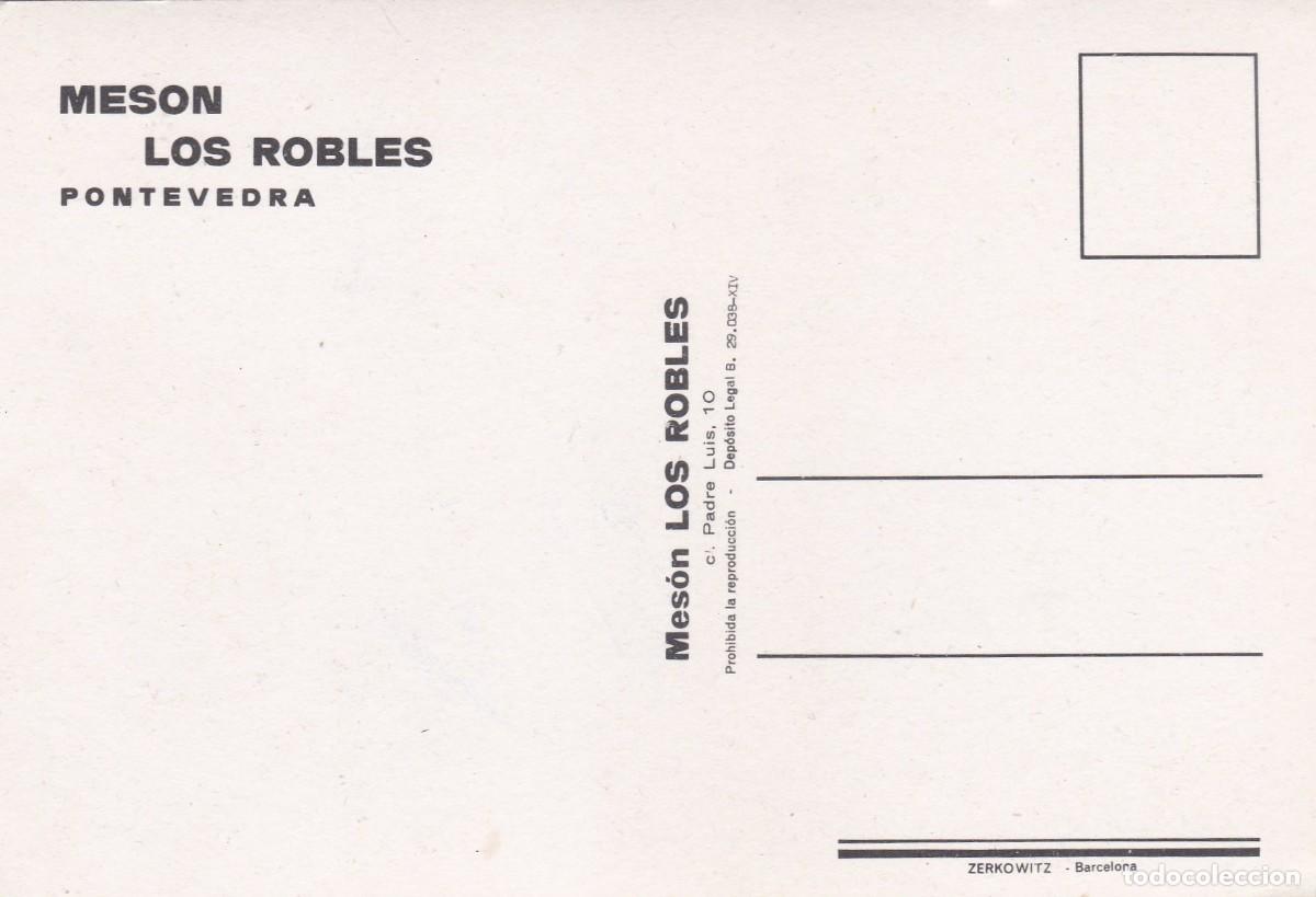 Postales: MESON LOS ROBLES. PONTEVEDRA (1971) - Foto 2