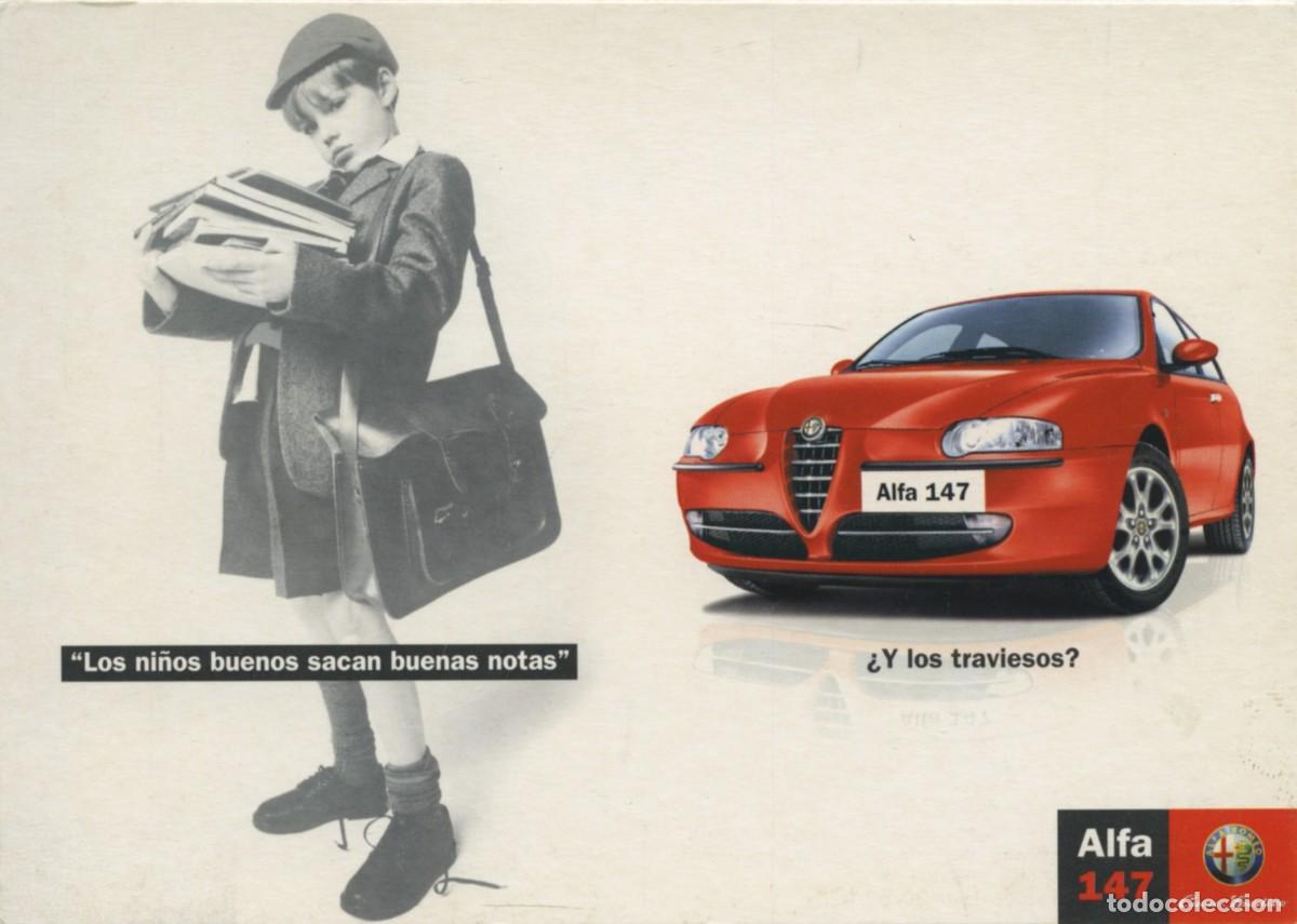 Postales: Nuevo Alfa 147 Plug-in. Sin circular. 2002. - Foto 1