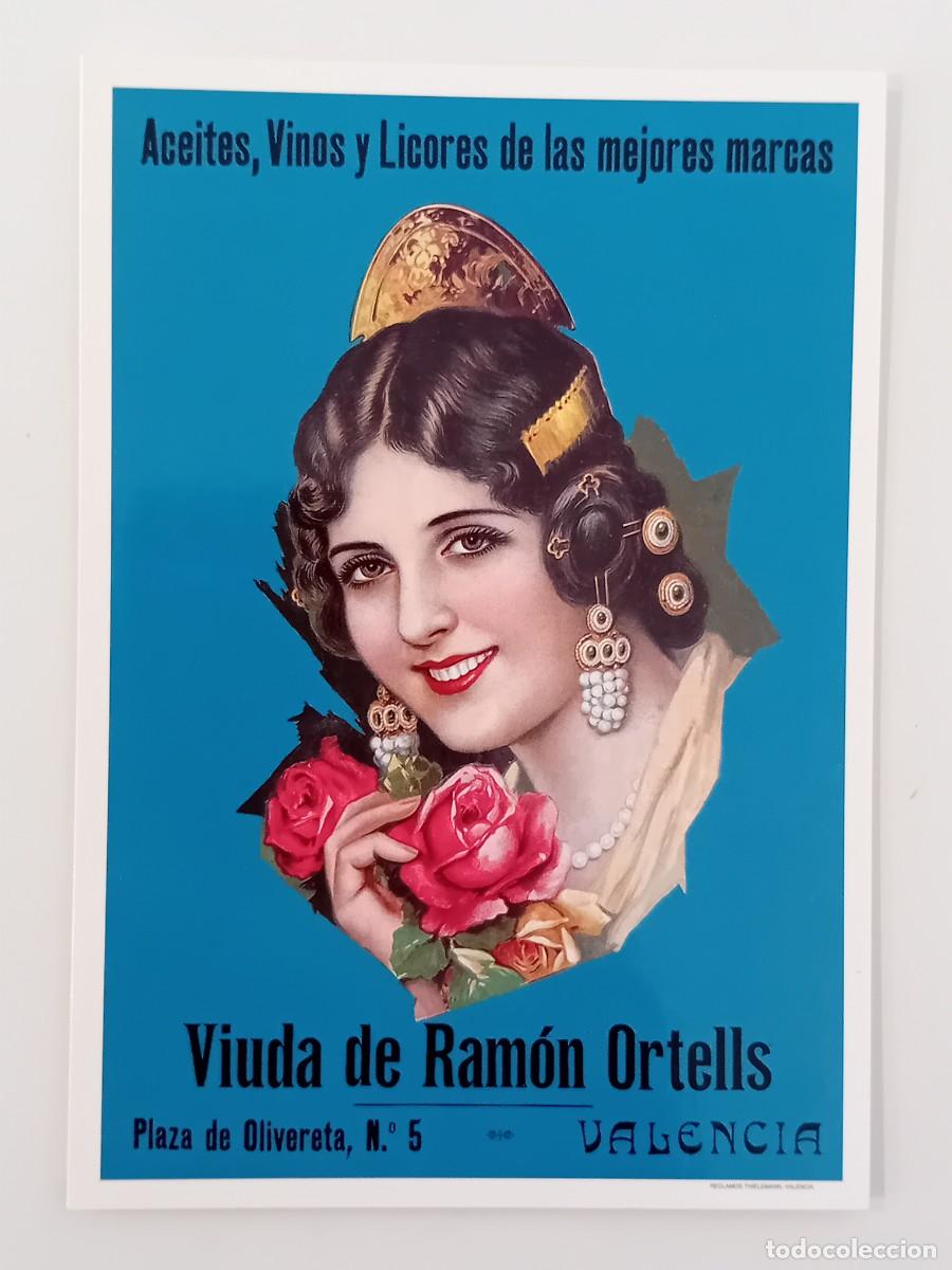 Postales: POSTAL VIUDA DE RAM&Oacute;N ORTELLS. VALENCIA. EDICIONES AM. - Foto 1