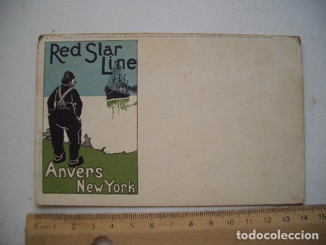 Postales: Postal de la Red Star Line - Foto 1