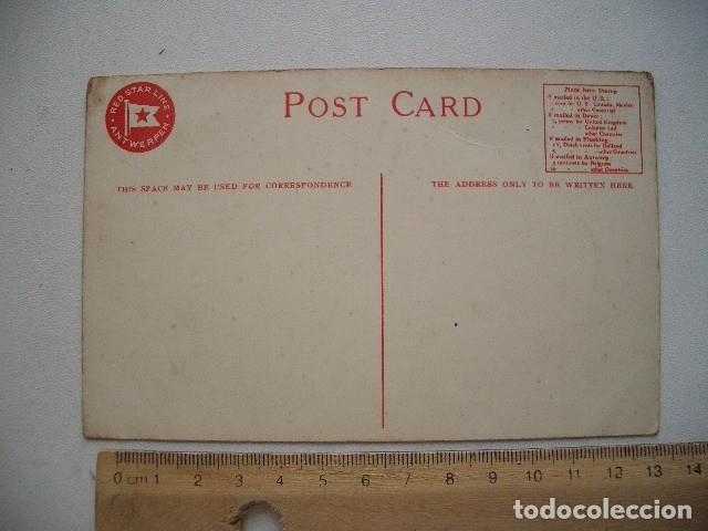 Postales: Postal de la Red Star Line - Foto 2