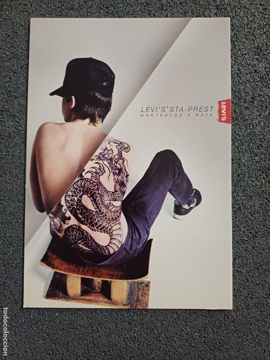 Postales: TARJETA POSTAL MODA LEVI&acute;S STRAUS SIN CIRCULAR - Foto 1
