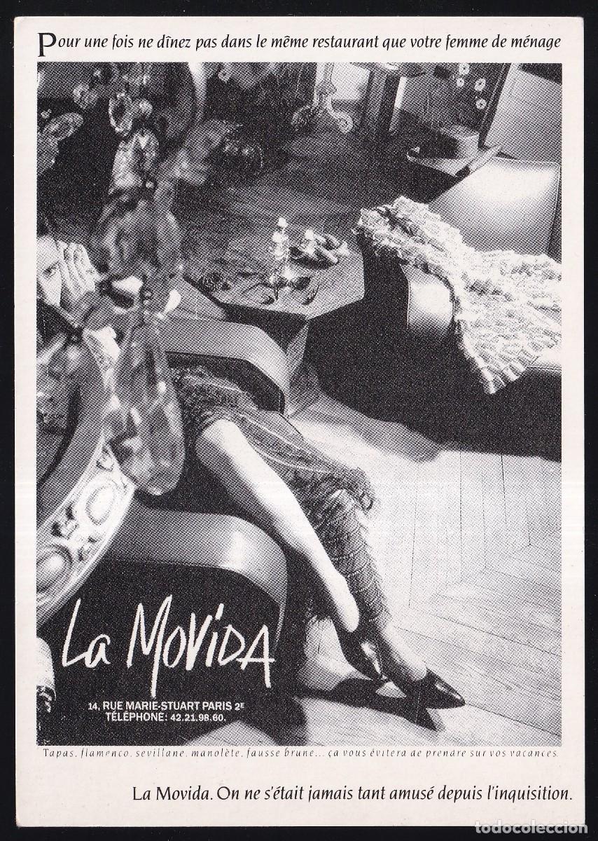 Postales: Francia. Paris. *La Movida - Restaurant / Bodega* Nueva. - Foto 1