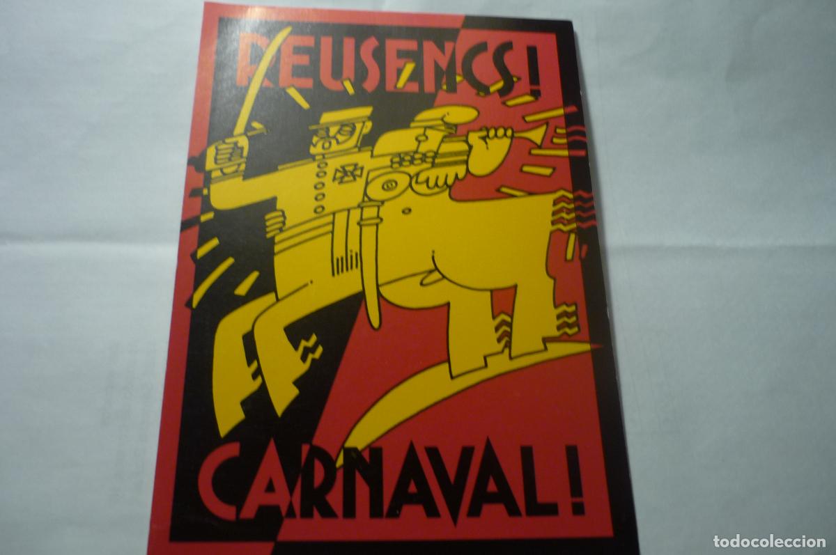 Postales: postal reus.-carnaval reusencs -- dorso programa actos cm - Foto 1