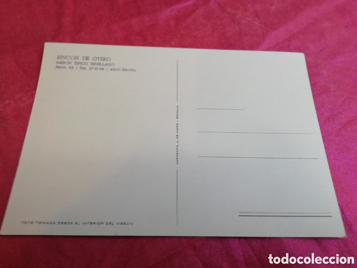 Postales: Mes&oacute;n Rinc&oacute;n de Otero Sevilla - Sin circular - Foto 2