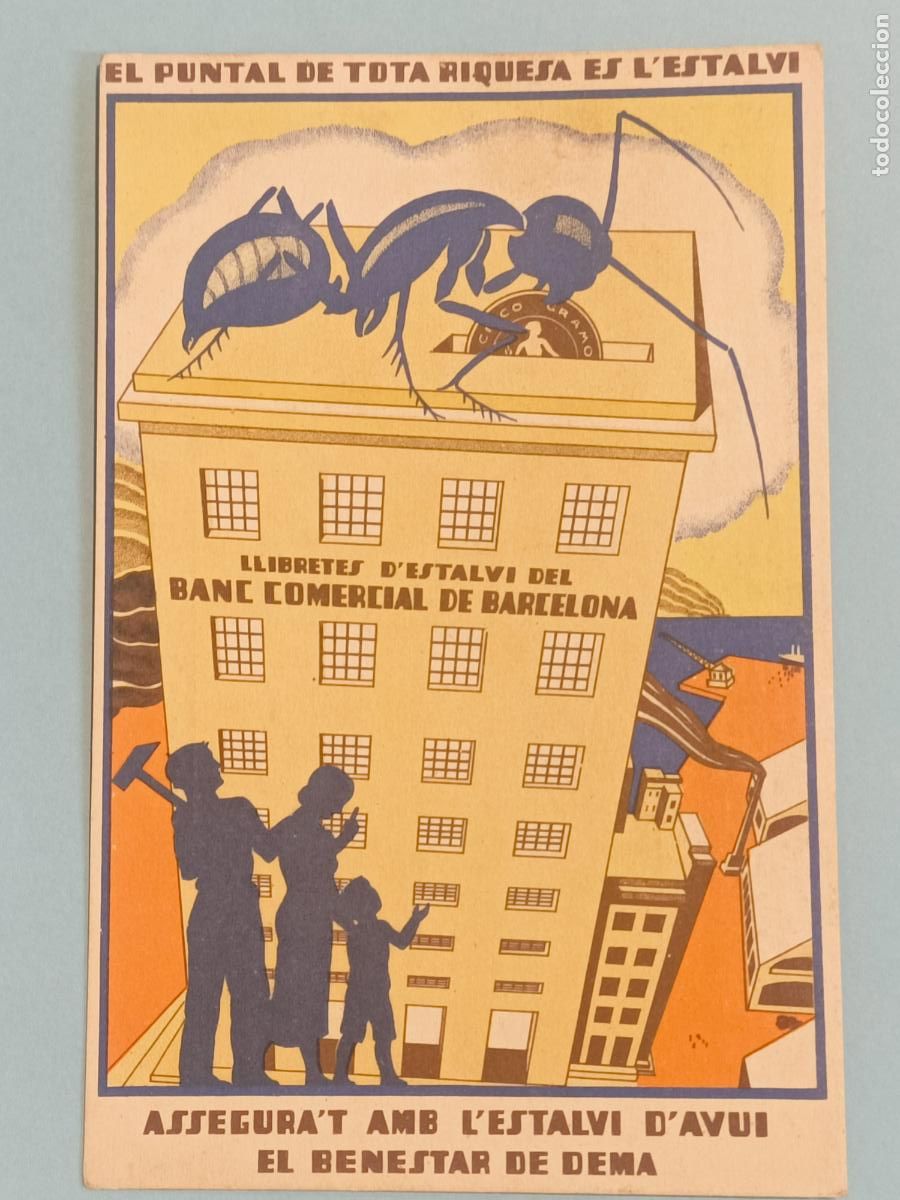 Postales: BANC COMERCIAL DE BARCELONA A&Ntilde;OS 30 - Foto 1