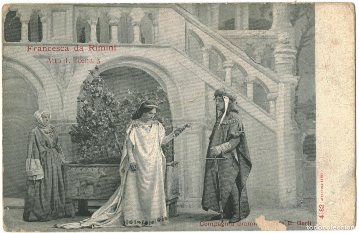 Postales: Francesca da Rimini_Alterocca Terni 4282 y 4290 - Foto 1